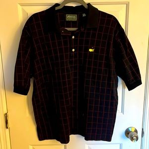 MASTER’S navy with red square Polo (Size L)